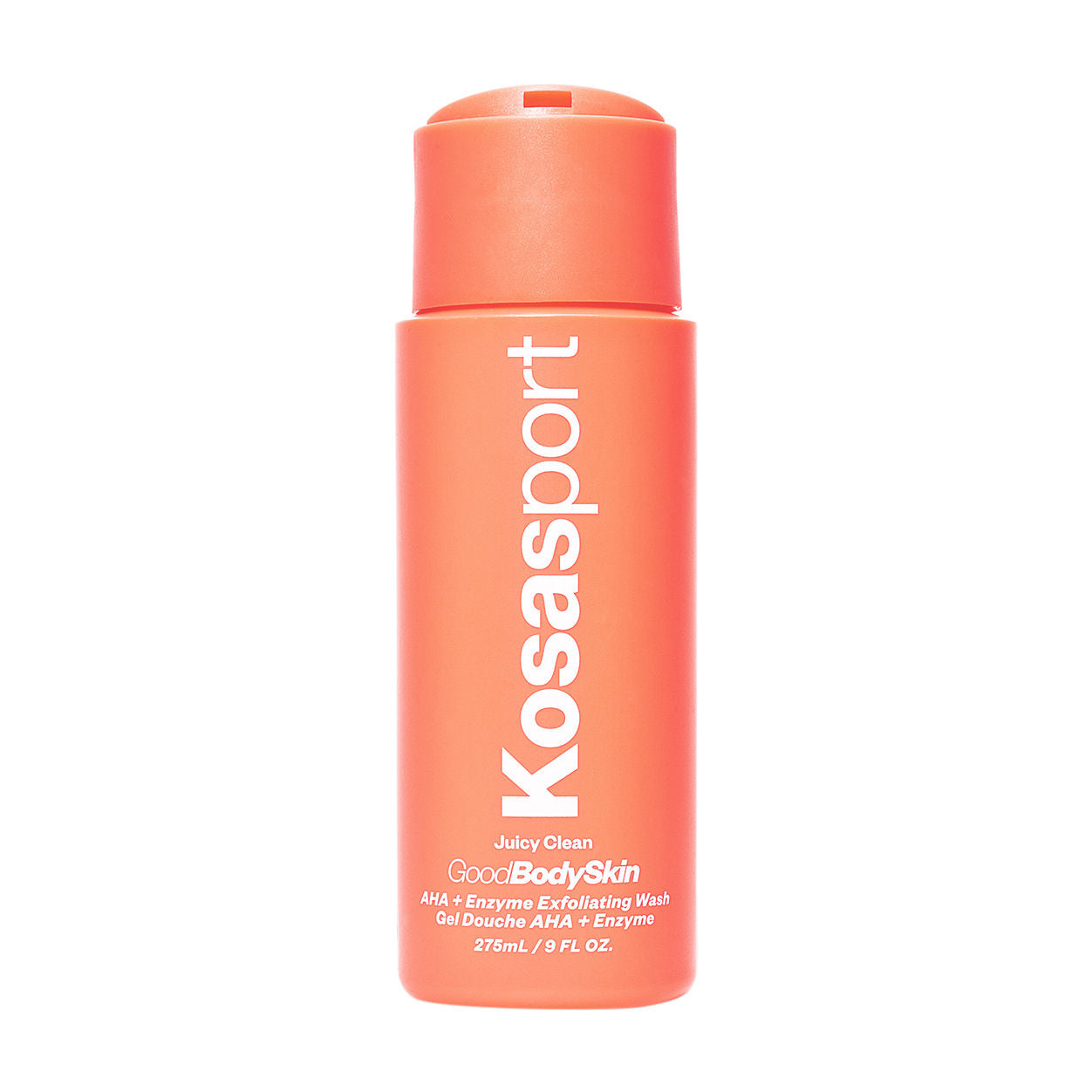 AHA & Enzyme Exfoliating Body Wash for Smooth Skin - Gentle Cleansing & Dead Skin Removal - Perfect for Daily Shower & Post-Workout Refreshment