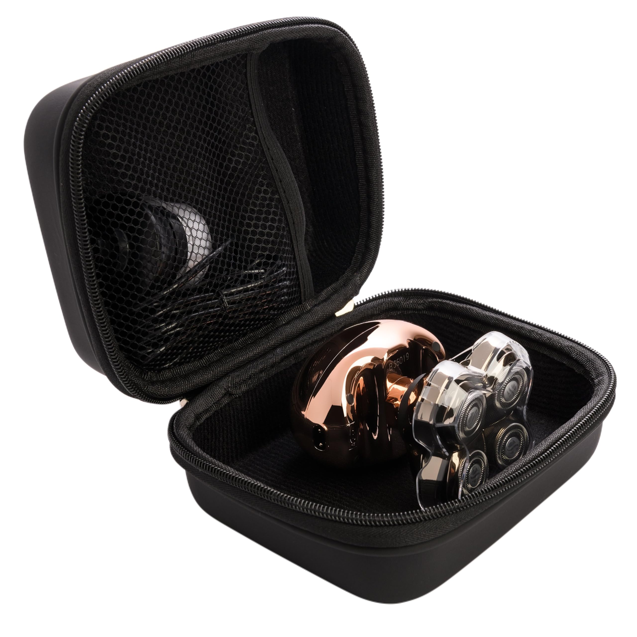 Skull Shaver Butterfly Kiss Travel Case - Black Portable Shaving Kit for Men | Perfect for Travel, Gym & On-The-Go Grooming