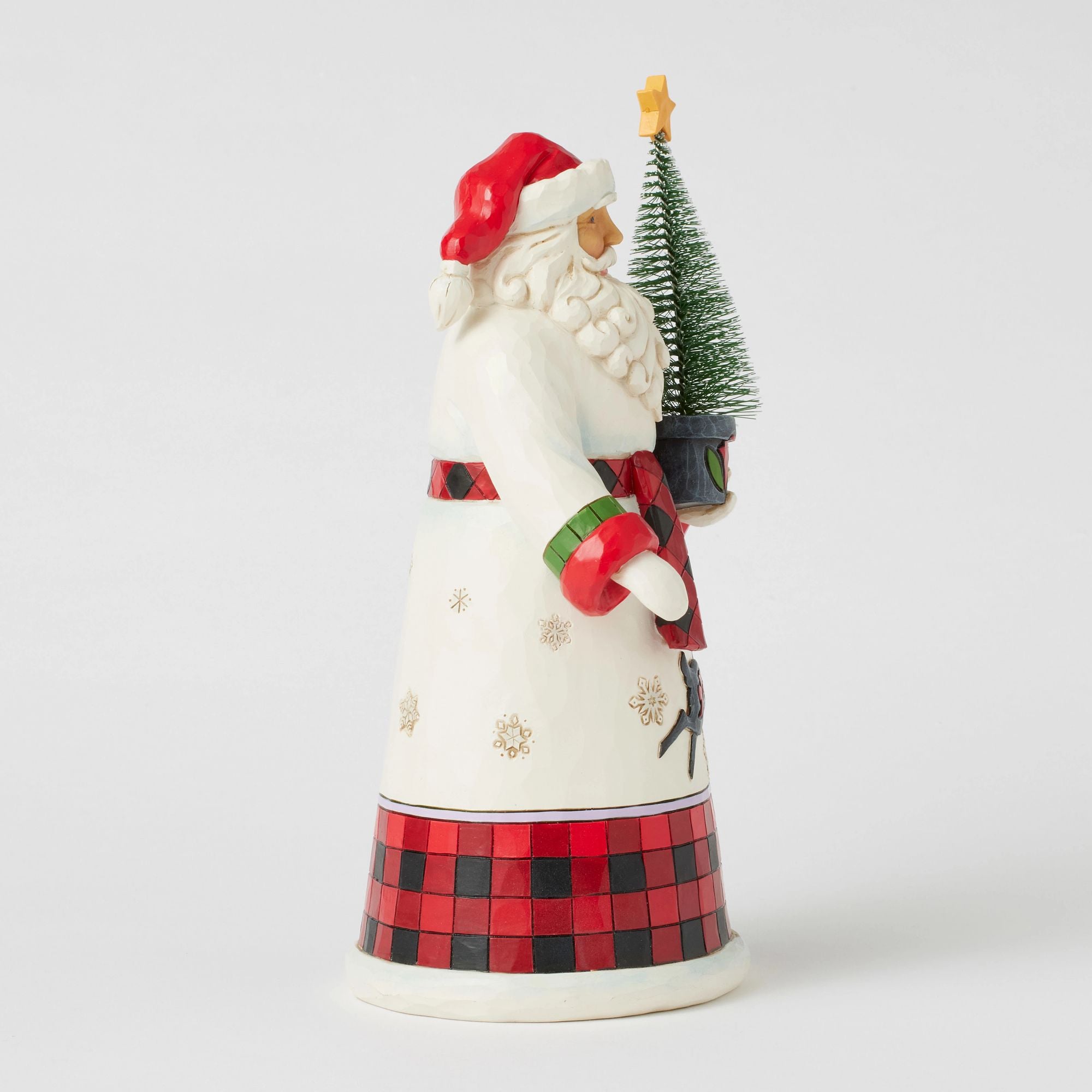 Highland Glen Santa with Sisal - Christmas Decoration for Home, Office & Holiday Parties - Perfect for Tree Ornaments, Mantel Displays & Festive Gifts