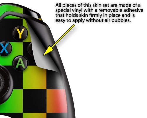 WraptorSkinz Decal Style Vinyl Skin Wrap for XBOX One Original Wireless Controller - Rainbow Checkerboard Design | Protective Cover for Gaming Accessories | Perfect for Gamers & Collectors