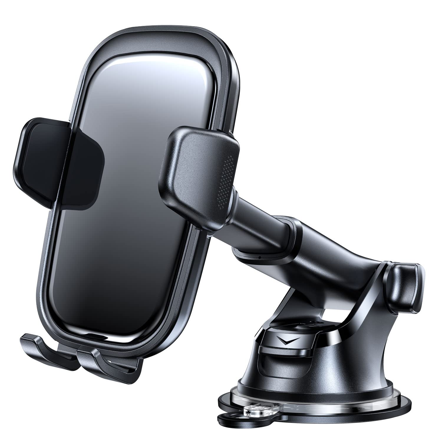 Universal Car Phone Mount - Suction Cup Holder for iPhone & Android - Hands-Free Driving