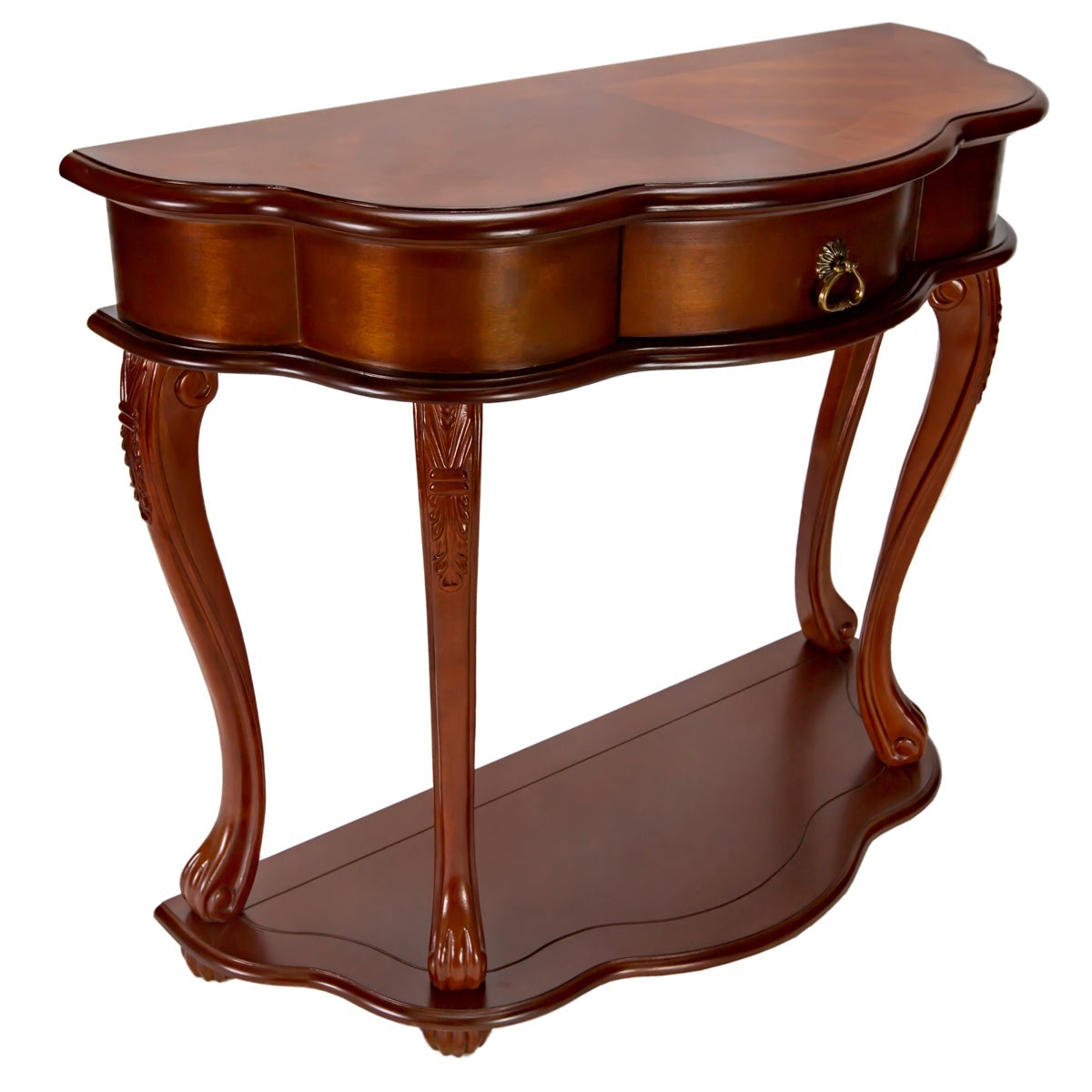 Vintage Cedar Wood Entryway Table - Rustic Farmhouse Hallway Console for Home Decor | Perfect for Foyer, Living Room & Apartment Entryway
