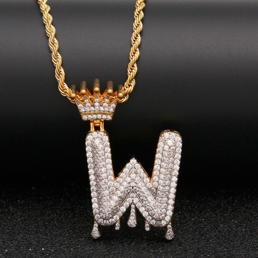 Elegant Letter W Pendant Chain Necklace - Perfect for Gifts, Anniversaries & Everyday Wear