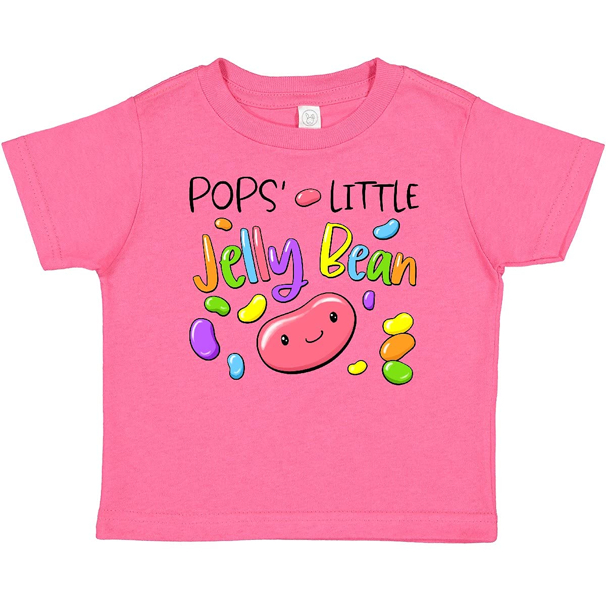 Inktastic Pops' Little Jellybean Cute Easter Candy Baby T-Shirt - Adorable Easter Outfit for Toddlers & Infants - Perfect for Easter Photos, Family Gatherings & Spring Celebrations
