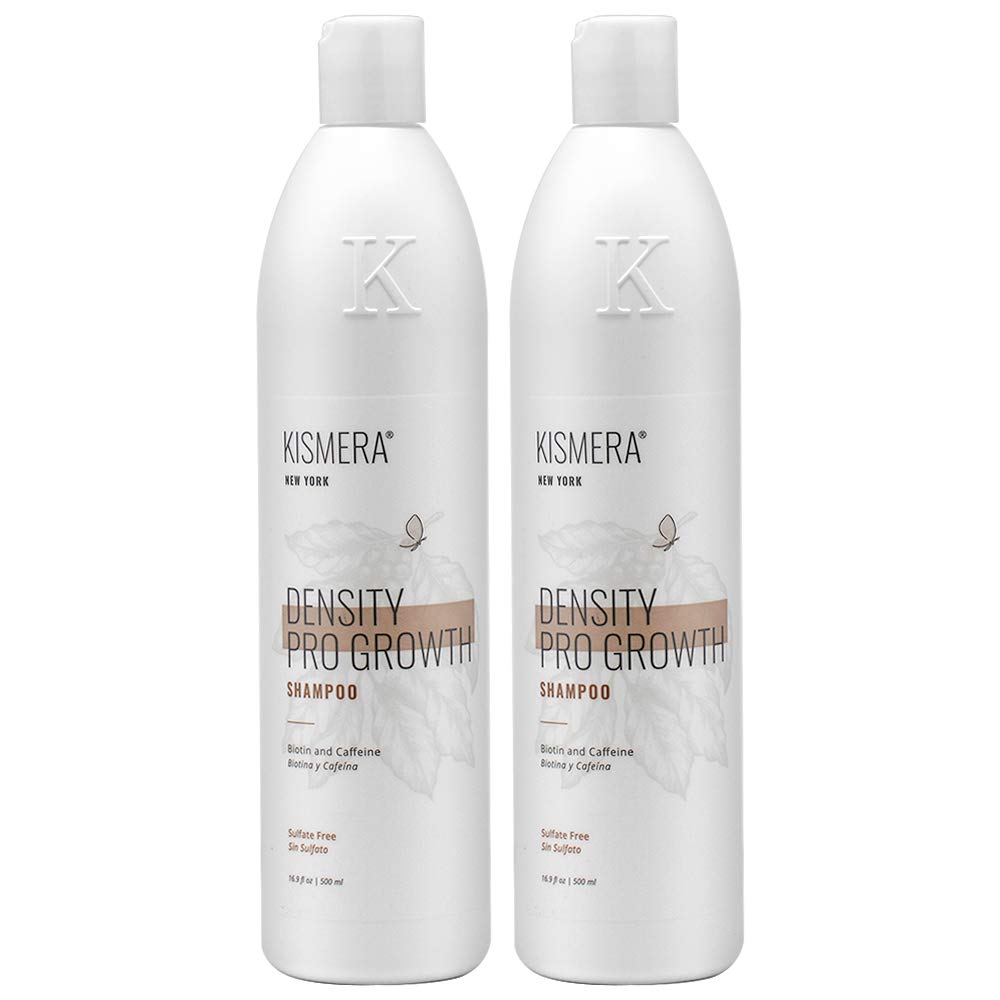Kismera Density Pro Growth Shampoo for Thicker Hair - 16.9oz (Pack of 2) - Volumizing & Strengthening Shampoo for Men & Women - Perfect for Daily Hair Care & Scalp Health