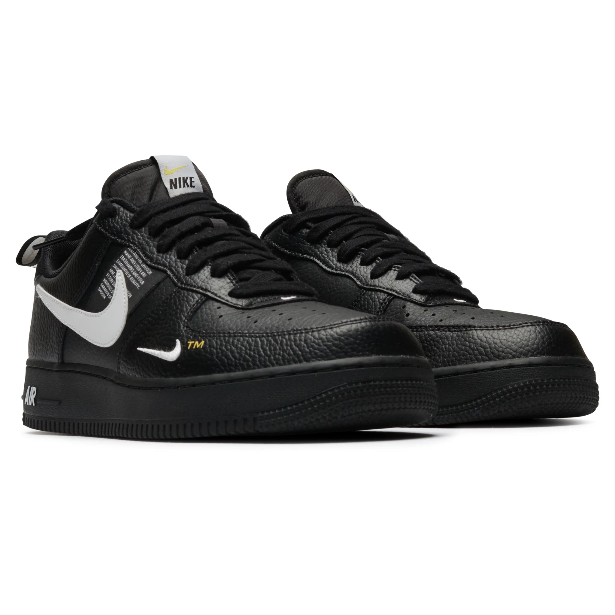 Preloved Nike Air Force 1 Low Utility Sneakers in Black & White - Perfect for Casual Wear, Street Style & Everyday Comfort