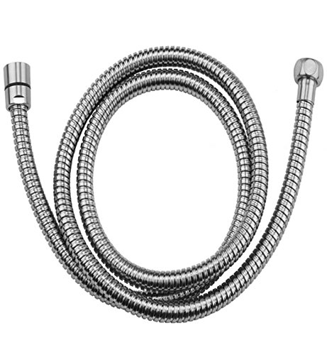 Jaclo 3024-DS-MBK 24-Inch Double Spiral Brass Garden Hose - Matte Black Finish | Durable Outdoor Water Hose for Gardening, Washing Cars & Yard Maintenance