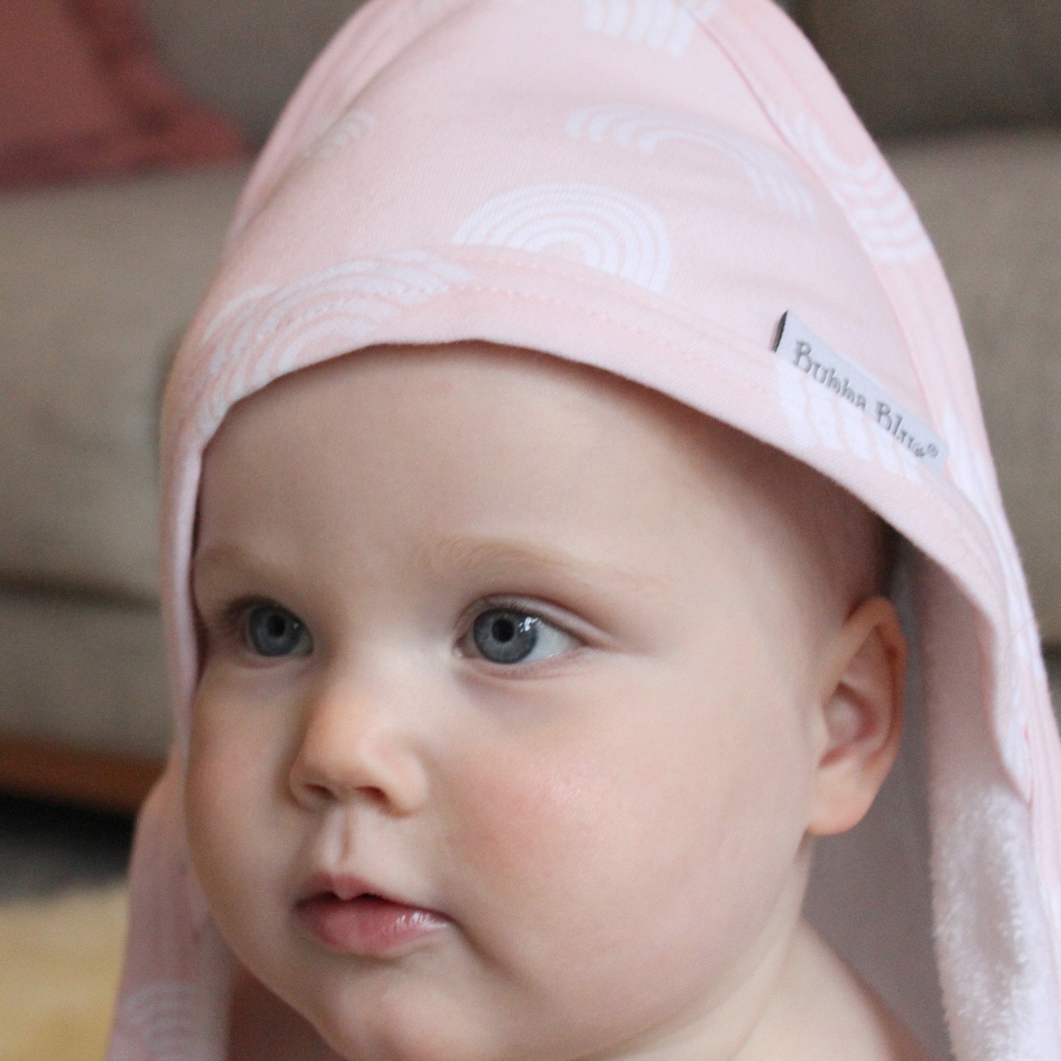 Nordic Style 2-Pack Hooded Towel Set - Dusty Berry & Rose | Soft Absorbent Bath Towels for Babies, Kids & Adults | Perfect for Spa, Beach & Pool Use