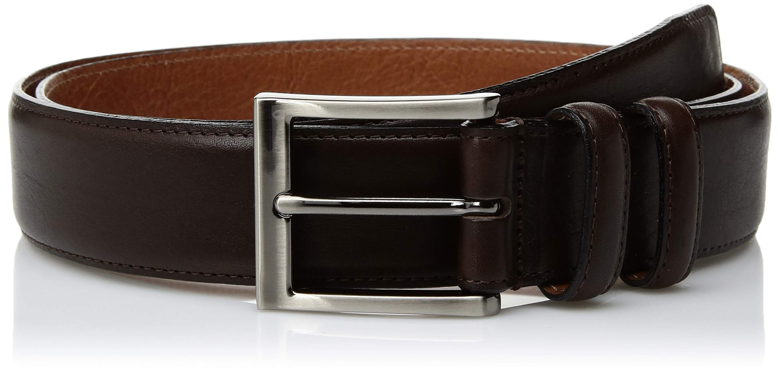 Trafalgar Genuine 100% Leather Dress Belt for Men - Classic Business & Formal Wear Accessory - Perfect for Office, Weddings & Special Occasions