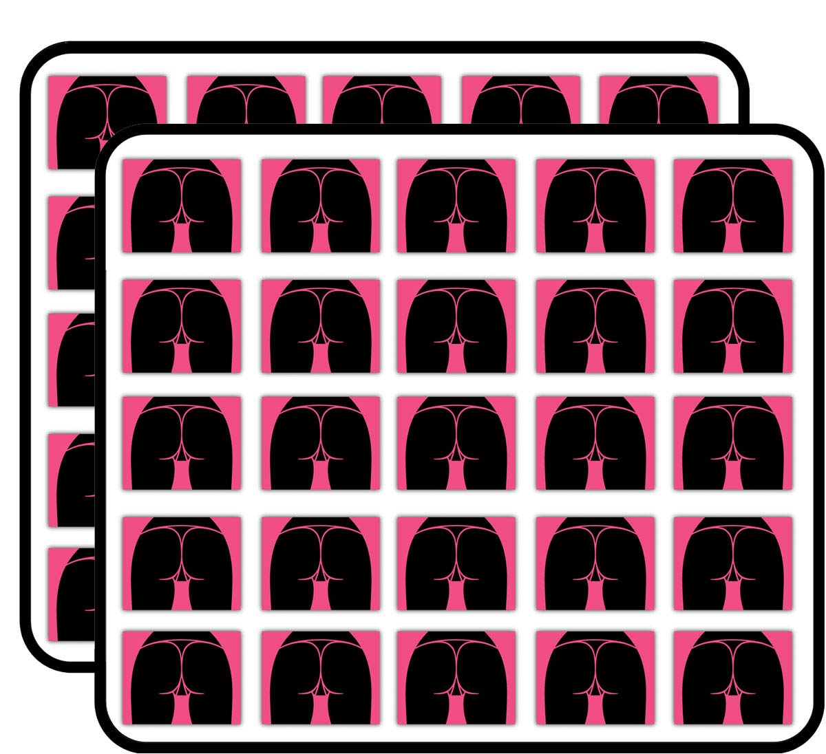 50 Pack Sexy Woman Ass Love Stickers for Scrapbooking, DIY Crafts, Bullet Journals, Albums & Calendars - Perfect for Adults, Kids Arts & Creative Projects