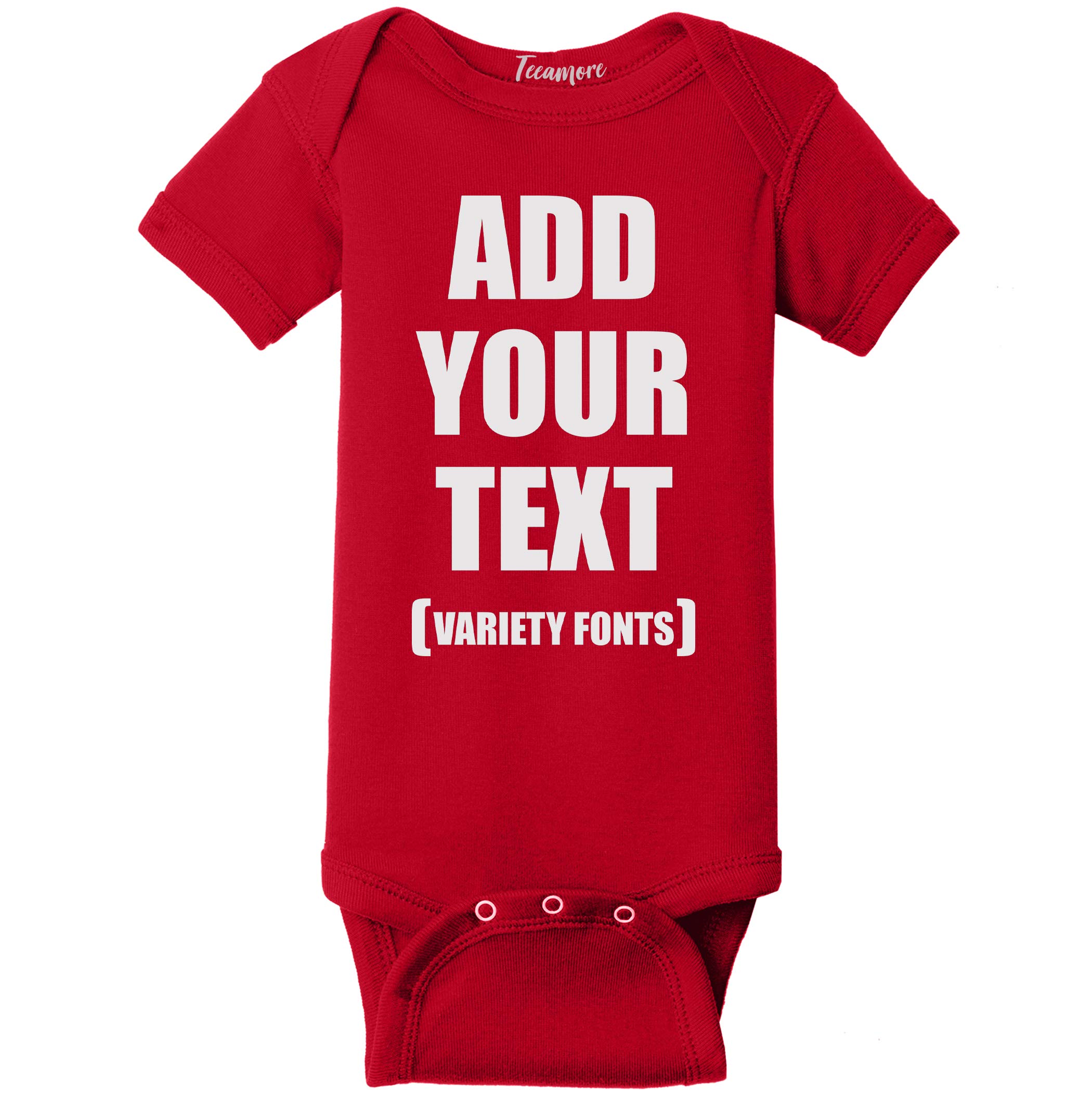 Custom Baby Bodysuits - Personalized Text & Design for Baby Girls & Boys | Soft Cotton Onesies for Newborns, Photo Shoots & Special Occasions