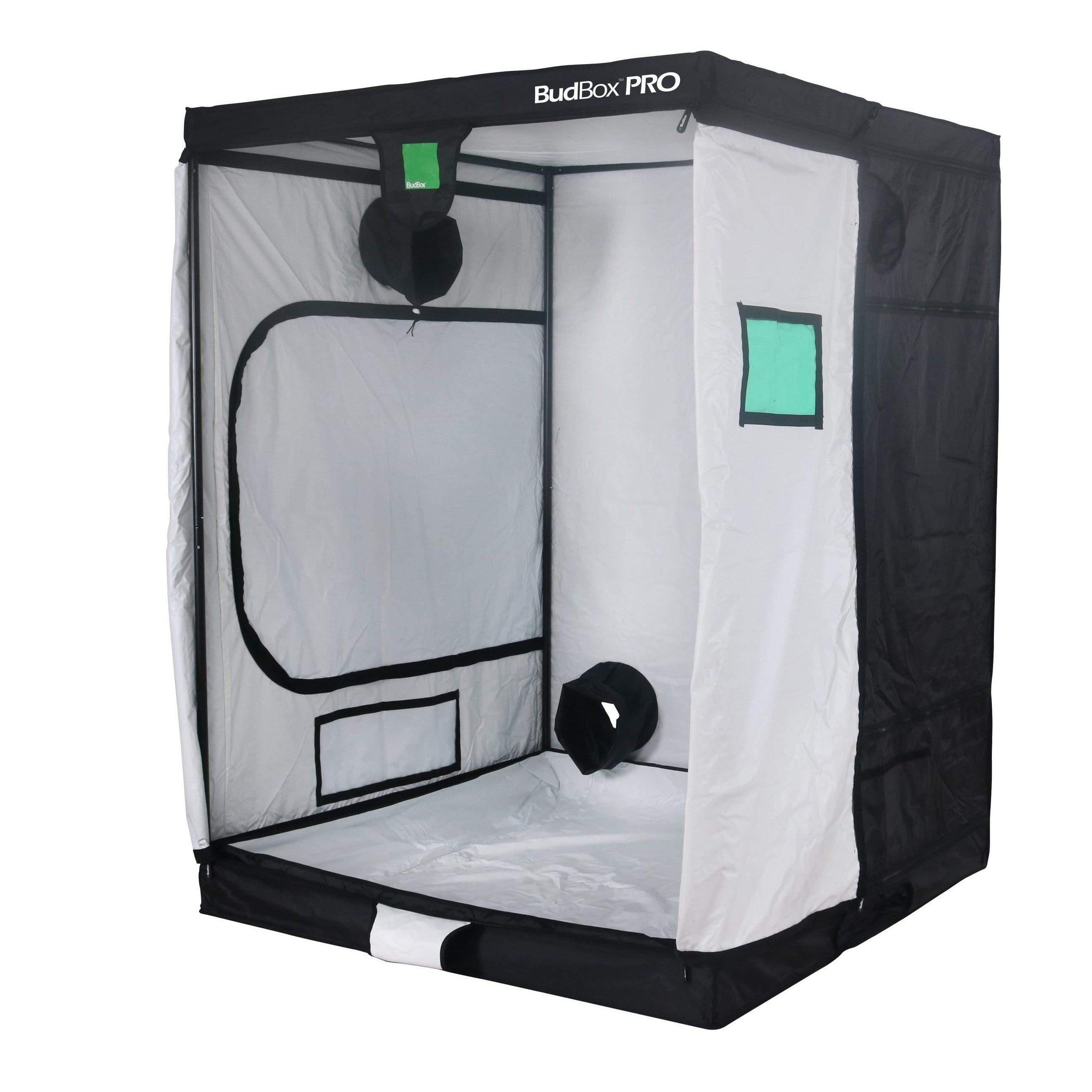 Bud Box Pro Tent White 150x150x200cm - Durable Grow Tent for Indoor Hydroponics & Plant Cultivation - Perfect for Home Gardening, Greenhouses & Grow Rooms