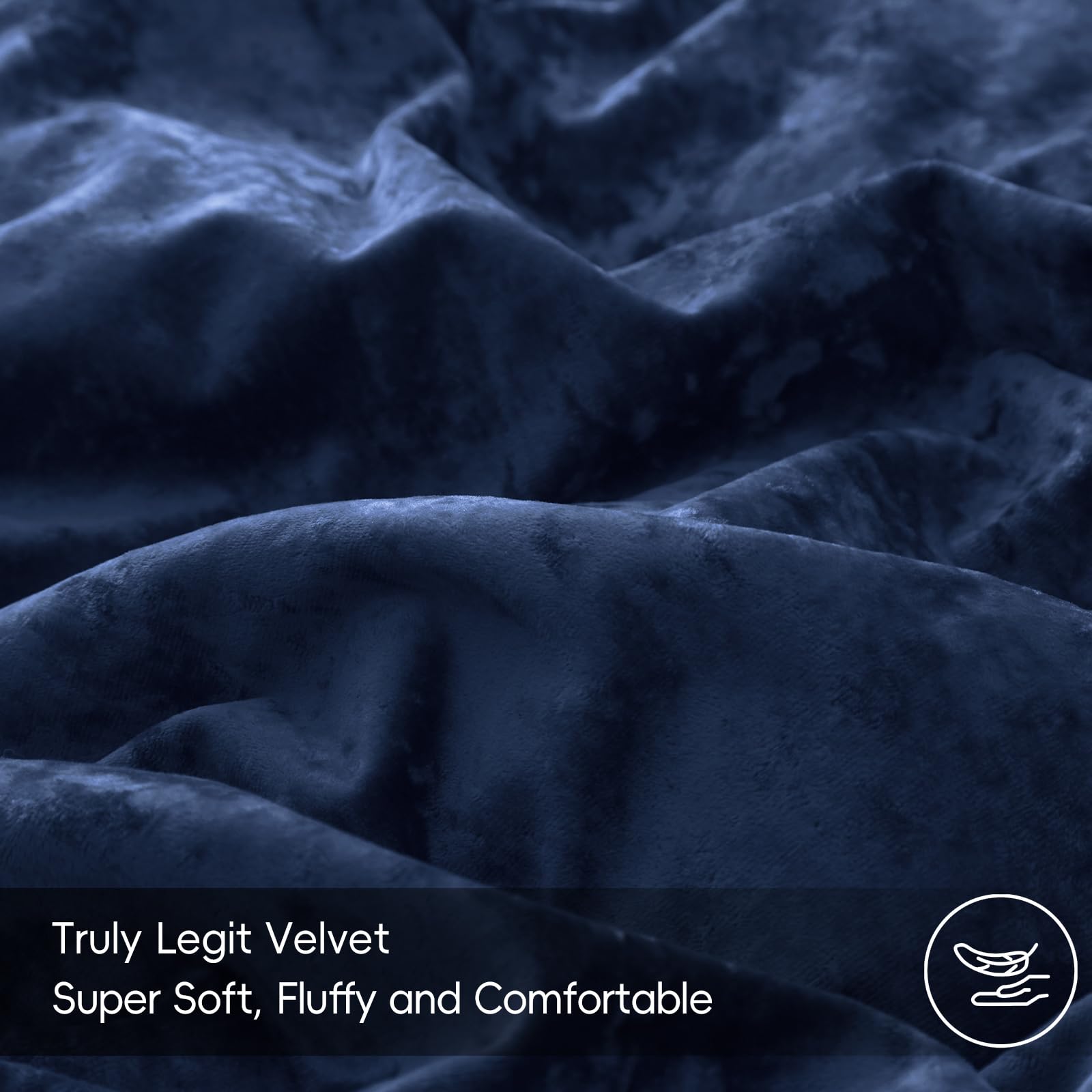 Luxury Velvet Duvet Cover Set Twin Size 2-Piece - Ultra Soft Breathable Comforter Cover with Pillow Shams - Cozy Flannel Bedding Collection 68
