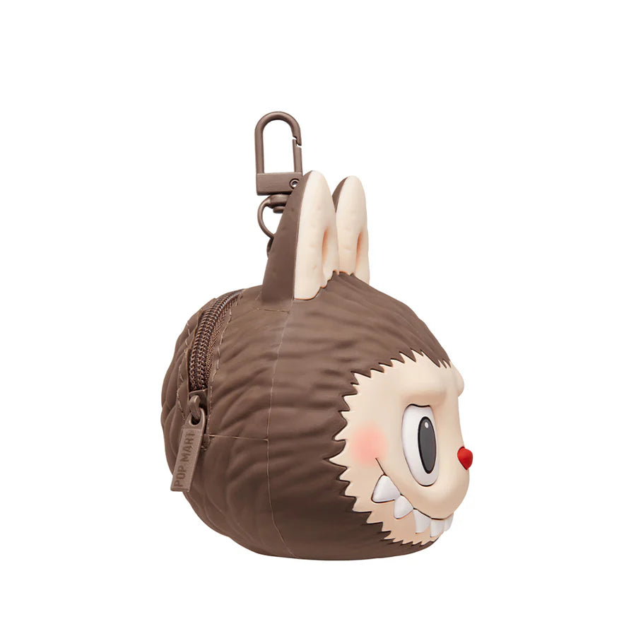 POP MART LABUBU The Monsters Original Brown Earphone Case - Cute Protective Cover for AirPods, Galaxy Buds & Wireless Earbuds - Perfect for Travel, Work & Daily Use