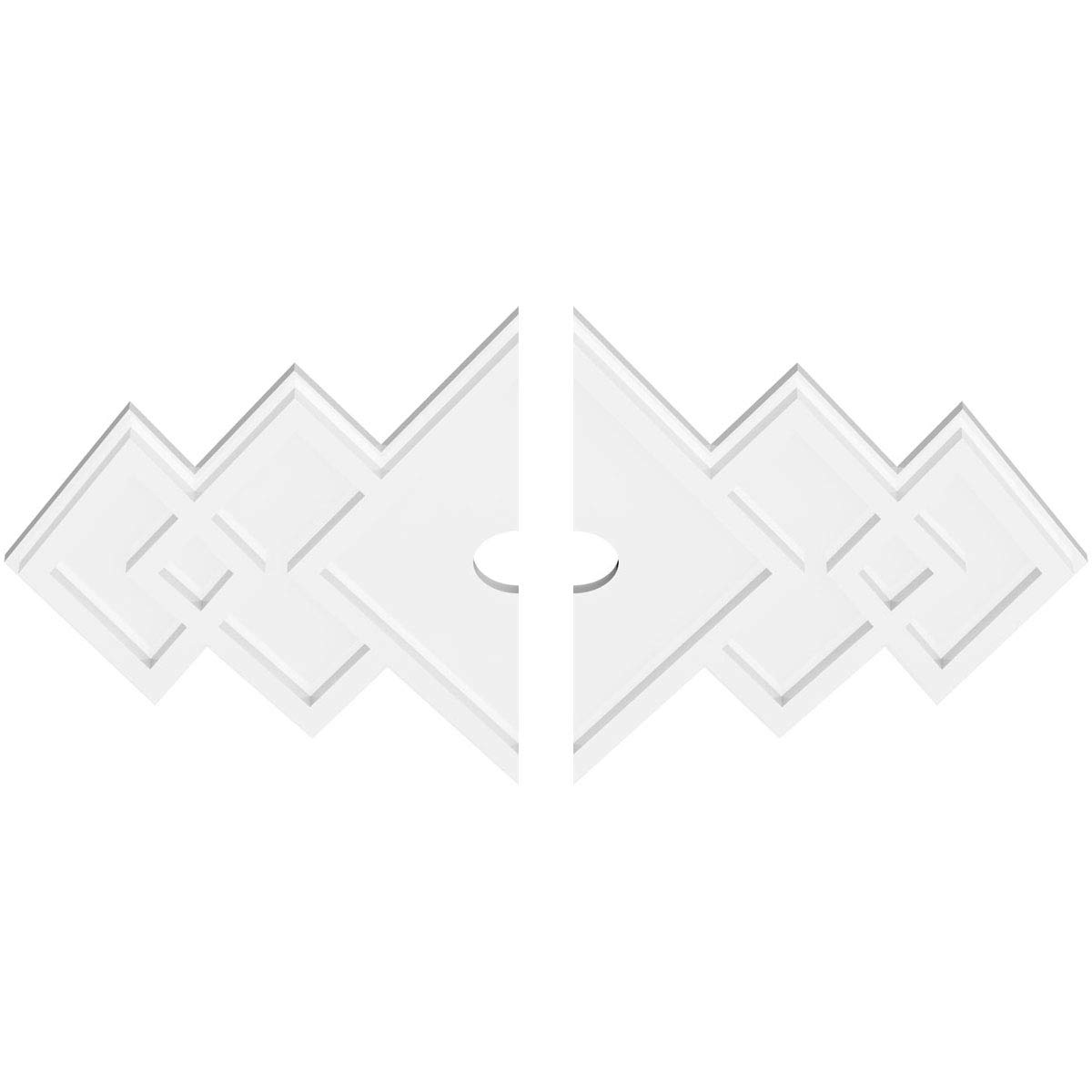 Ekena Millwork Zoe PVC Ceiling Medallion - 34