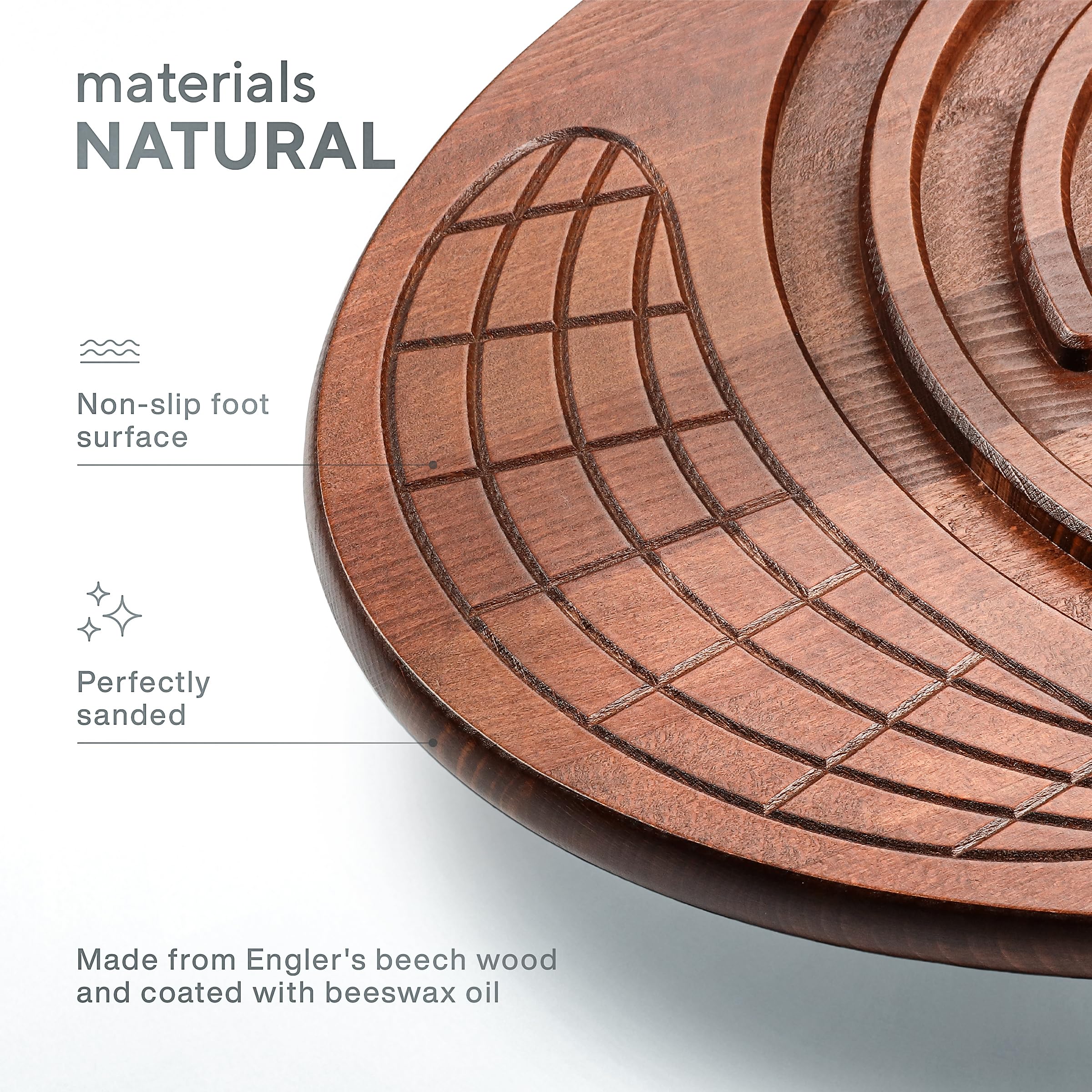 Bodo Maze Balance Board - Wooden Wobble Board for Kids, Teens & Adults - Exercise, Physical Therapy & Fitness Training - Improves Balance for Skiing, Surfing, Snowboarding & Skateboarding - Fun Labyrinth Game for Indoor/Outdoor Use