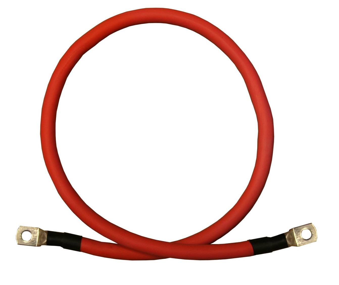 6 AWG Pure Copper Battery Inverter Cables - Red & Black (12