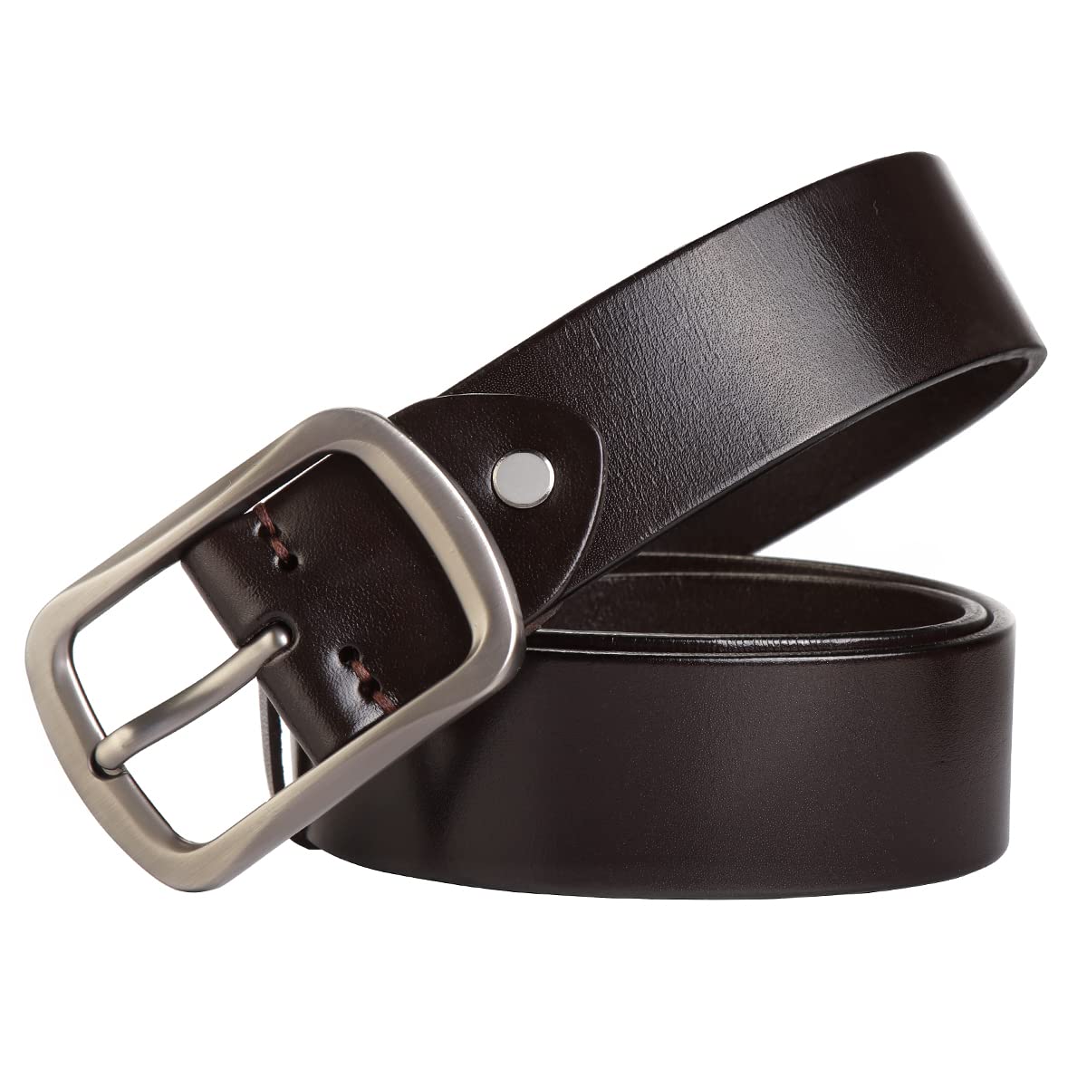 **Genuine Leather Belts for Men - Classic, Casual & Dress Belts for Jeans, Work & Business Attire | Durable & Stylish Men's Fashion Accessories**