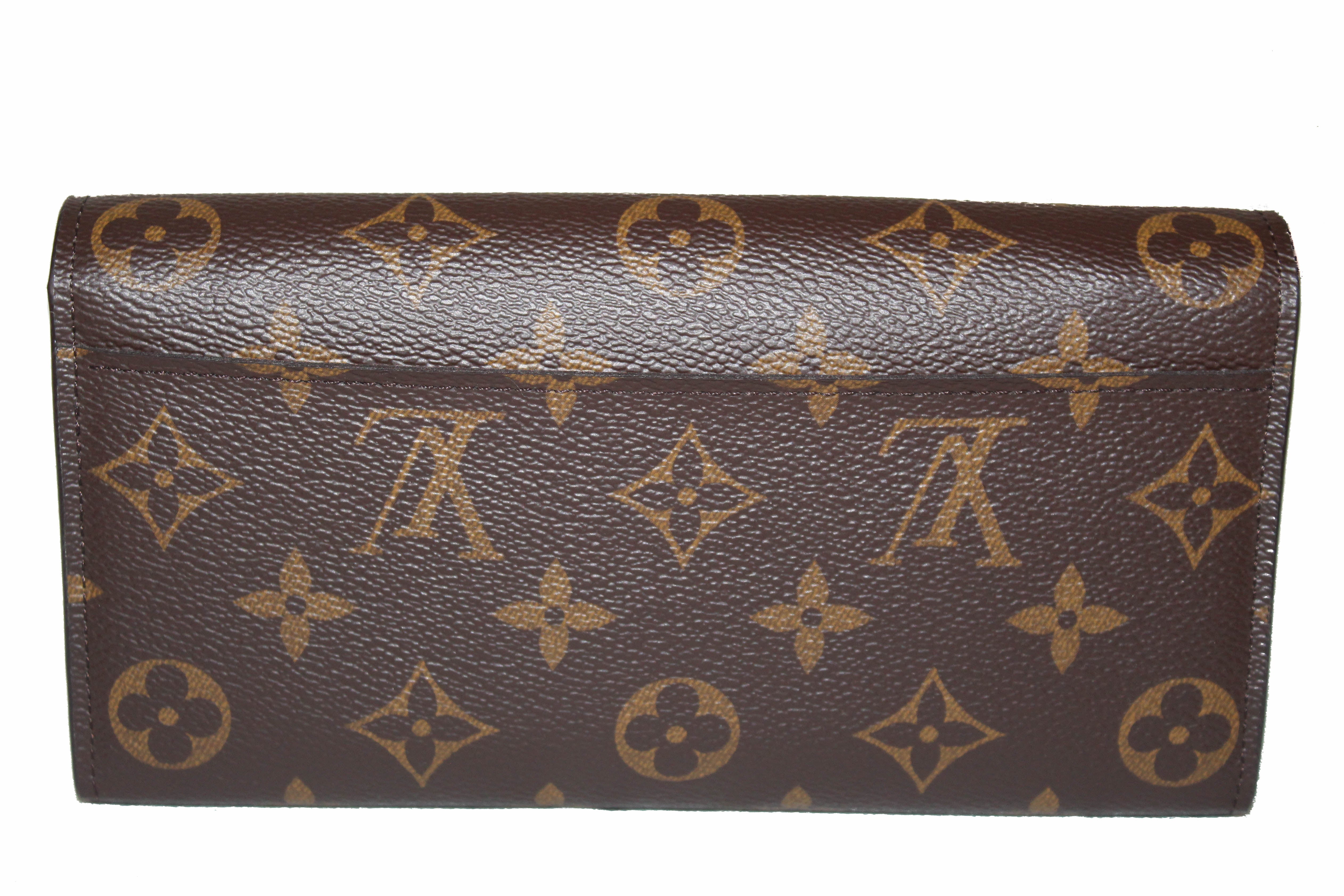 Authentic Louis Vuitton Monogram Sarah Wallet - Luxury Women's Zip Around Wallet with Multiple Card Slots & Coin Pocket | Perfect for Everyday Use, Travel & Gift Giving