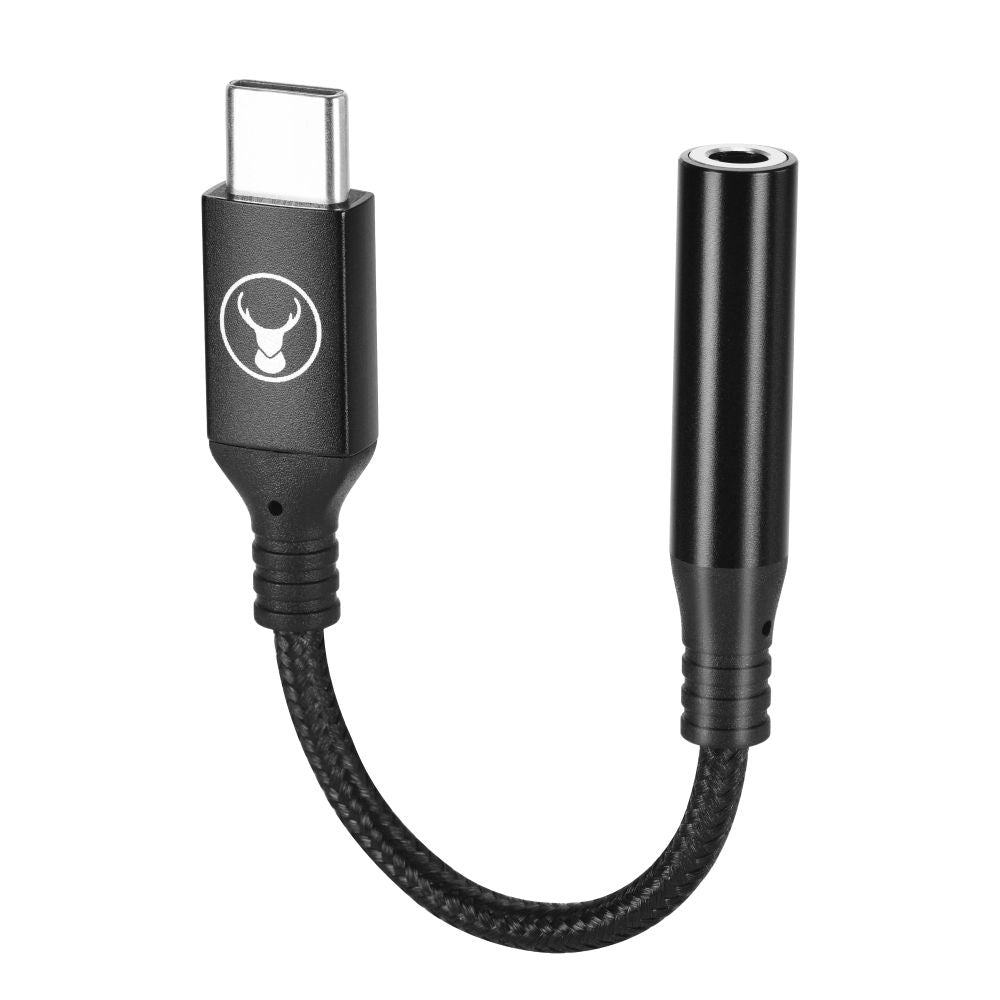 Bonelk USB C to 3.5mm Headphone Jack Adapter - Durable Audio Converter for iPhone 15, Samsung Galaxy, iPad Pro - Perfect for Music, Gaming & Calls