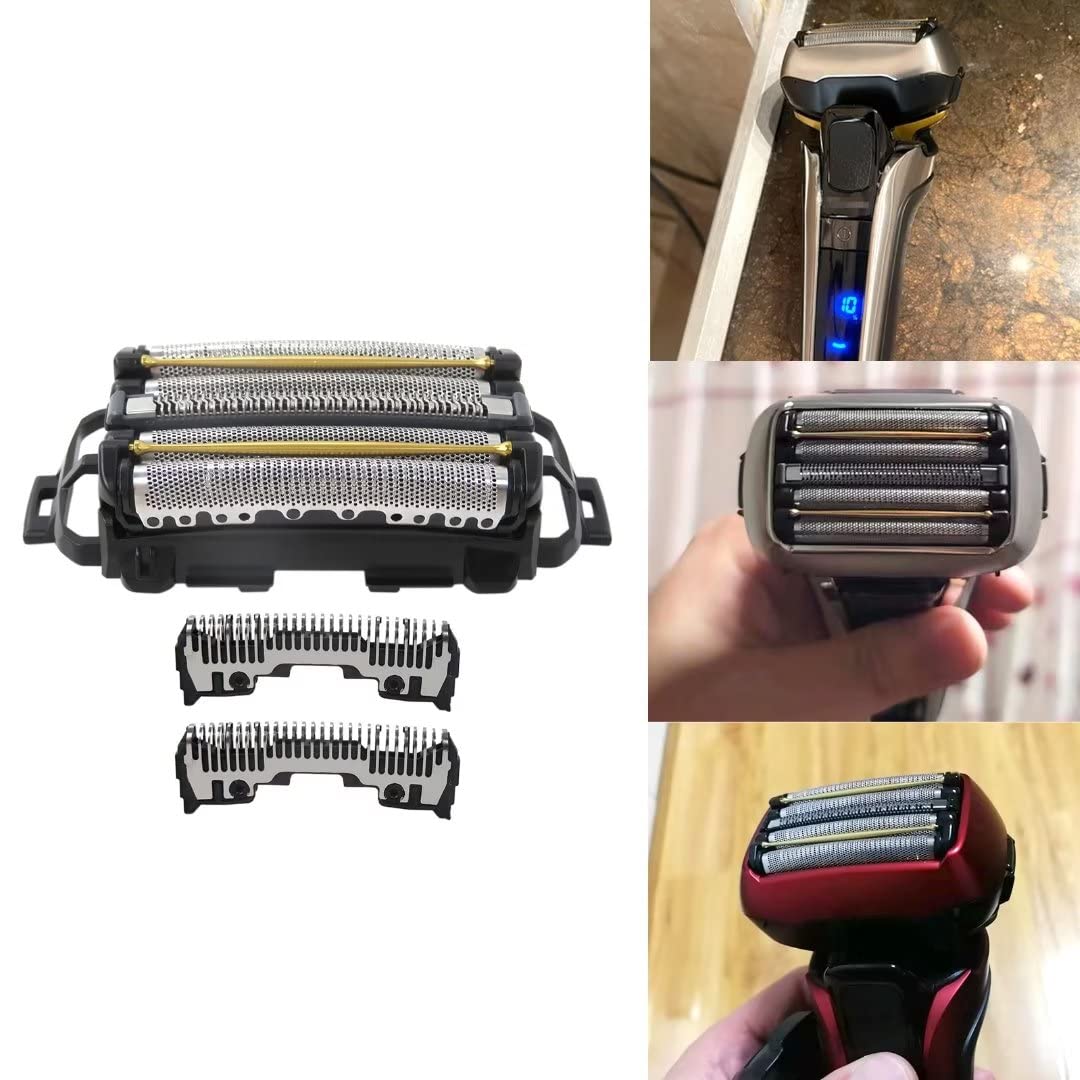Original Craft ES9040 5-Blade Replacement Shaver Heads - Compatible with Panasonic 5-Blade Electric Razors - Inner & Outer Blade Set for Men's Facial Hair - Perfect for Travel, Daily Grooming, and Sensitive Skin Care