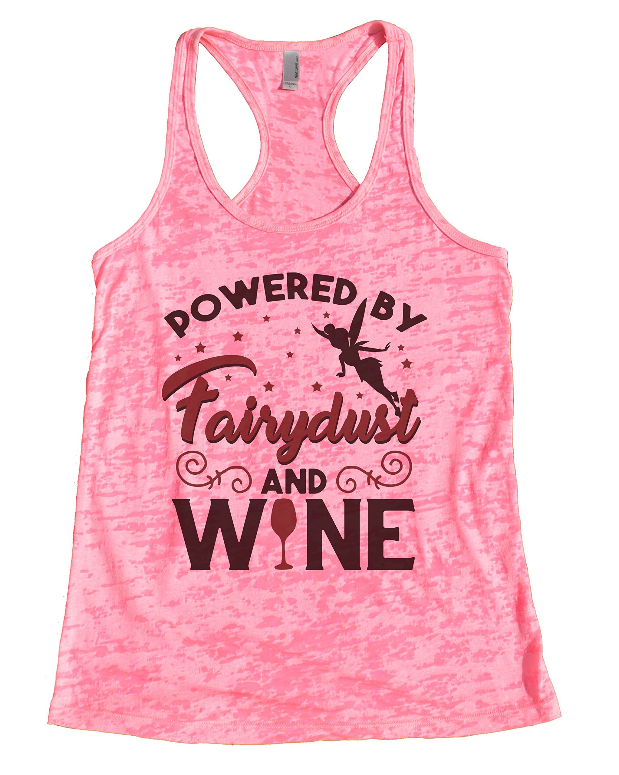 Funny Vacation T-Shirts for Women - Fairy Dust & Wine Princess Graphic Tees - Perfect for Beach Trips, Girls' Getaways & Summer Travel