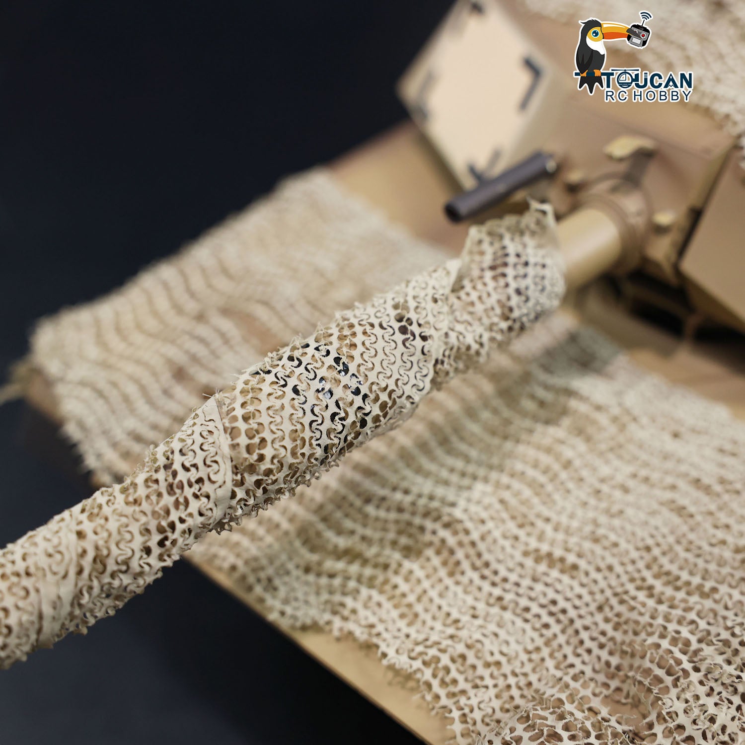 1/16 Scale Henglong RC Tank Camouflage Net - Compatible with M26, Tiger I, Bulldog Models 3838 & 3839 | Realistic Military Accessory for Radio Control Tanks | Perfect for Battle Scenes, Military Displays & DIY Projects