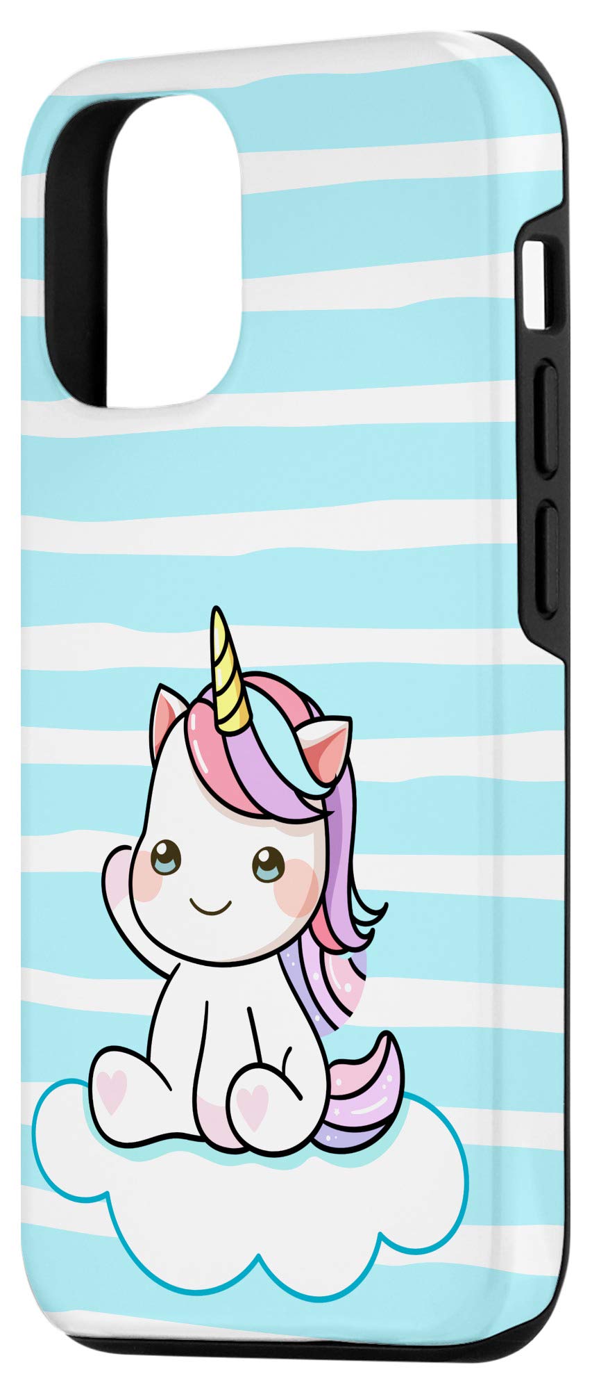 Cute Unicorn Phone Case for iPhone 12/12 Pro - Kawaii Unicorn Design Protective Cover - Perfect Gift for Girls & Teens - Ideal for School, Work & Everyday Use