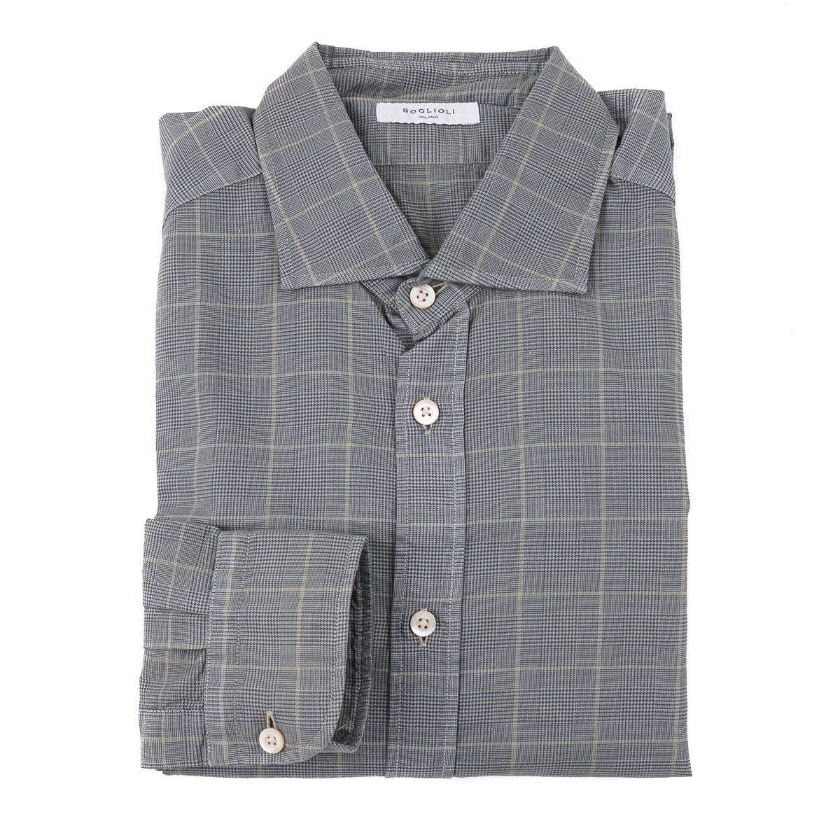 Boglioli Men's Slim Fit Cotton Dress Shirt - Premium Formal & Business Attire for Office, Wedding & Special Occasions