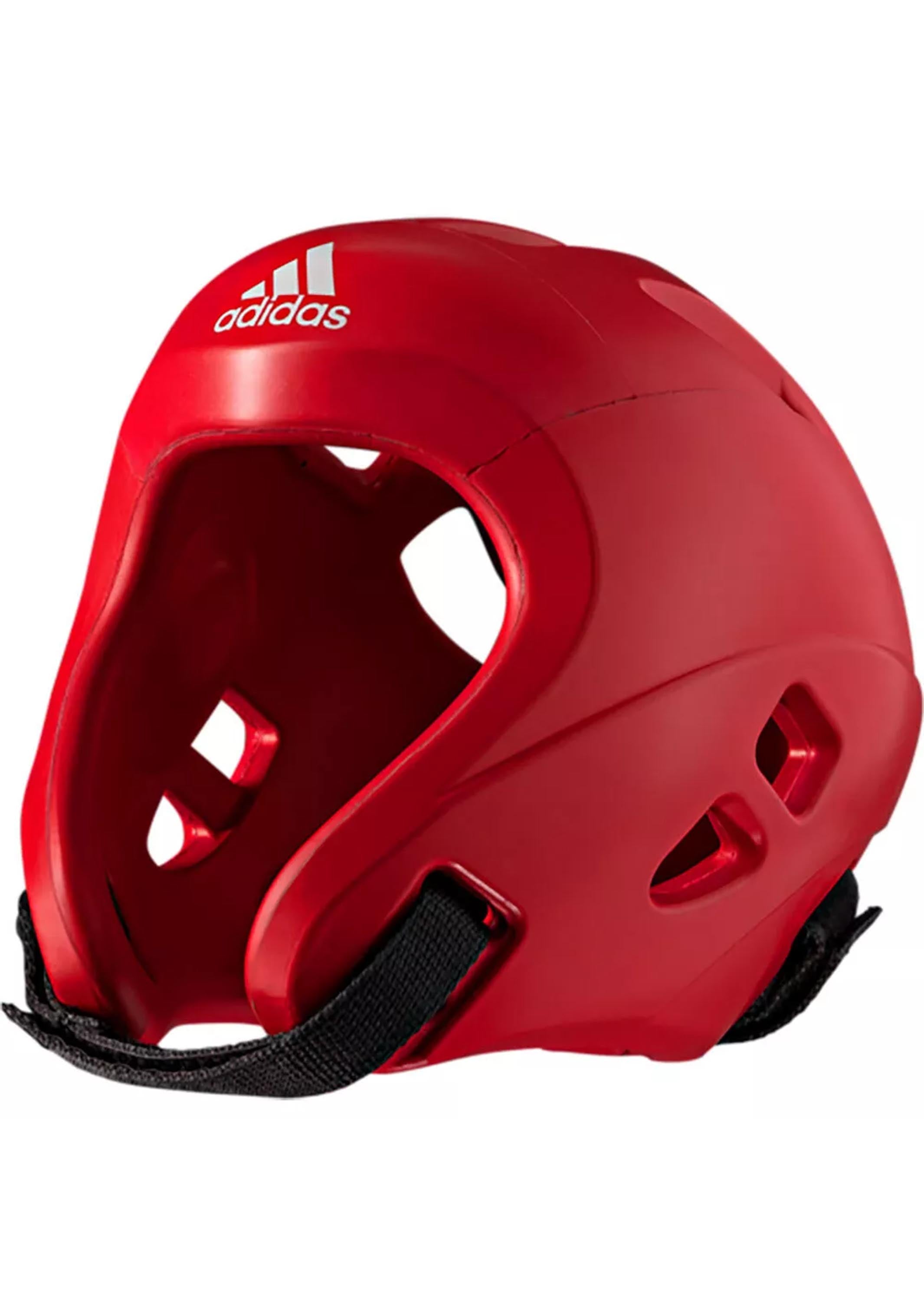 Adidas Wako Competition Headguard - Red Boxing Headgear for Sparring & Training - Premium Protection for Fighters & Martial Arts