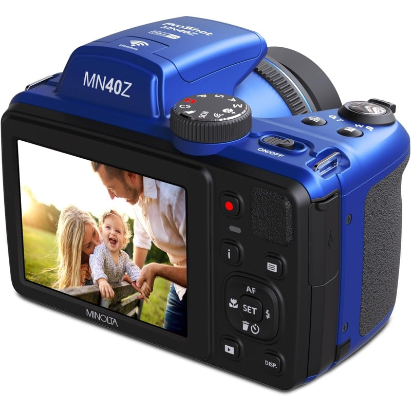 Minolta ProShot MN40Z 20MP Digital Camera with 40X Optical Zoom - Perfect for Travel Photography, Wildlife Shooting & Long-Distance Captures