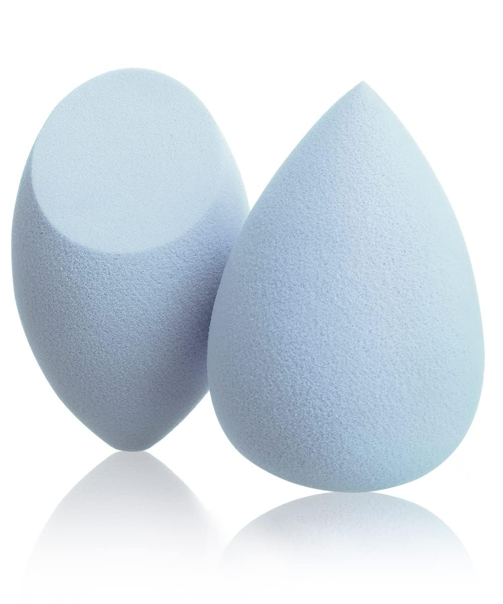 Premium Makeup Blender Sponge Set of 2 - Soft Beauty Blending Puff for Flawless Foundation & Concealer Application - Perfect for Daily Makeup, Contouring & Professional Makeup Artists