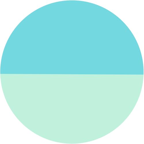 Calamine Blue and Mint Green