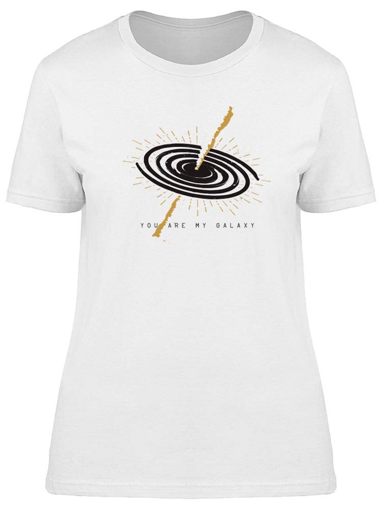 Spiral Milky Way Graphic T-Shirt for Men | Trendy Space Galaxy Print Tee - Perfect for Casual Wear, Street Style & Gifts