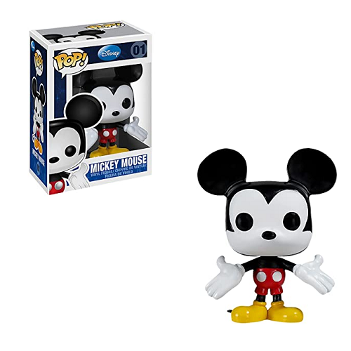 Funko Pop! Disney Mickey Mouse #01 Vinyl Figure - Collectible Toy for Disney Fans, Home Decor & Gift Idea