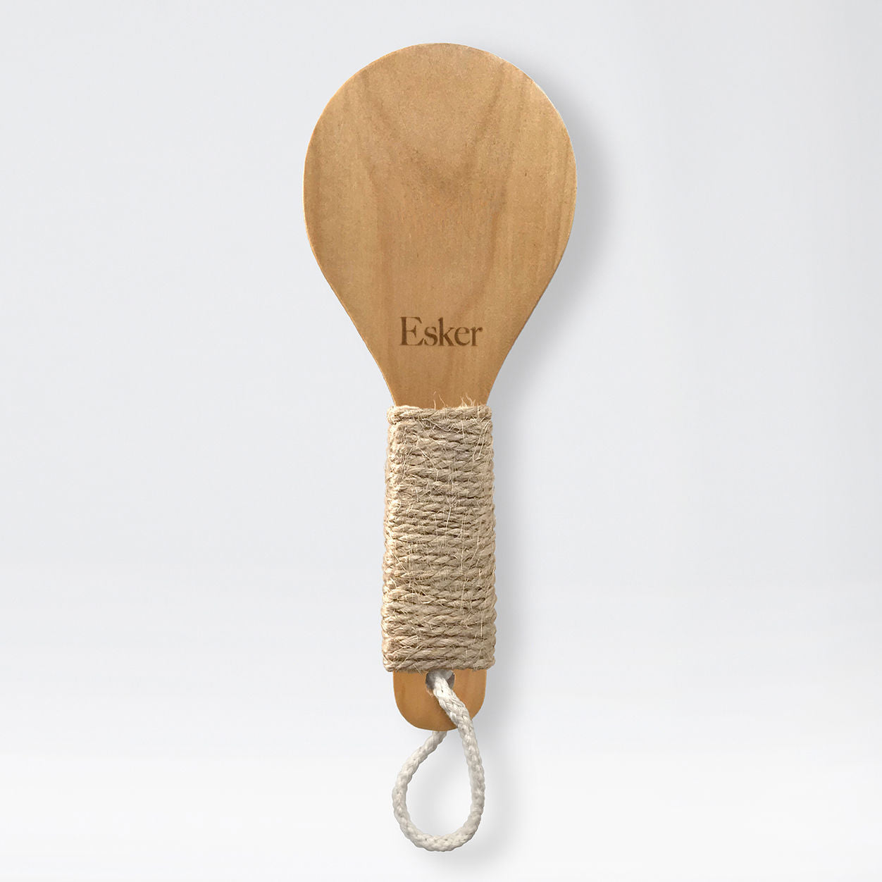 Esker Beauty Dry Brush for Exfoliation & Lymphatic Drainage - Natural Bristle Body Brush for Cellulite Reduction & Skin Detox - Perfect for Dry Brushing Routine & Spa Day at Home