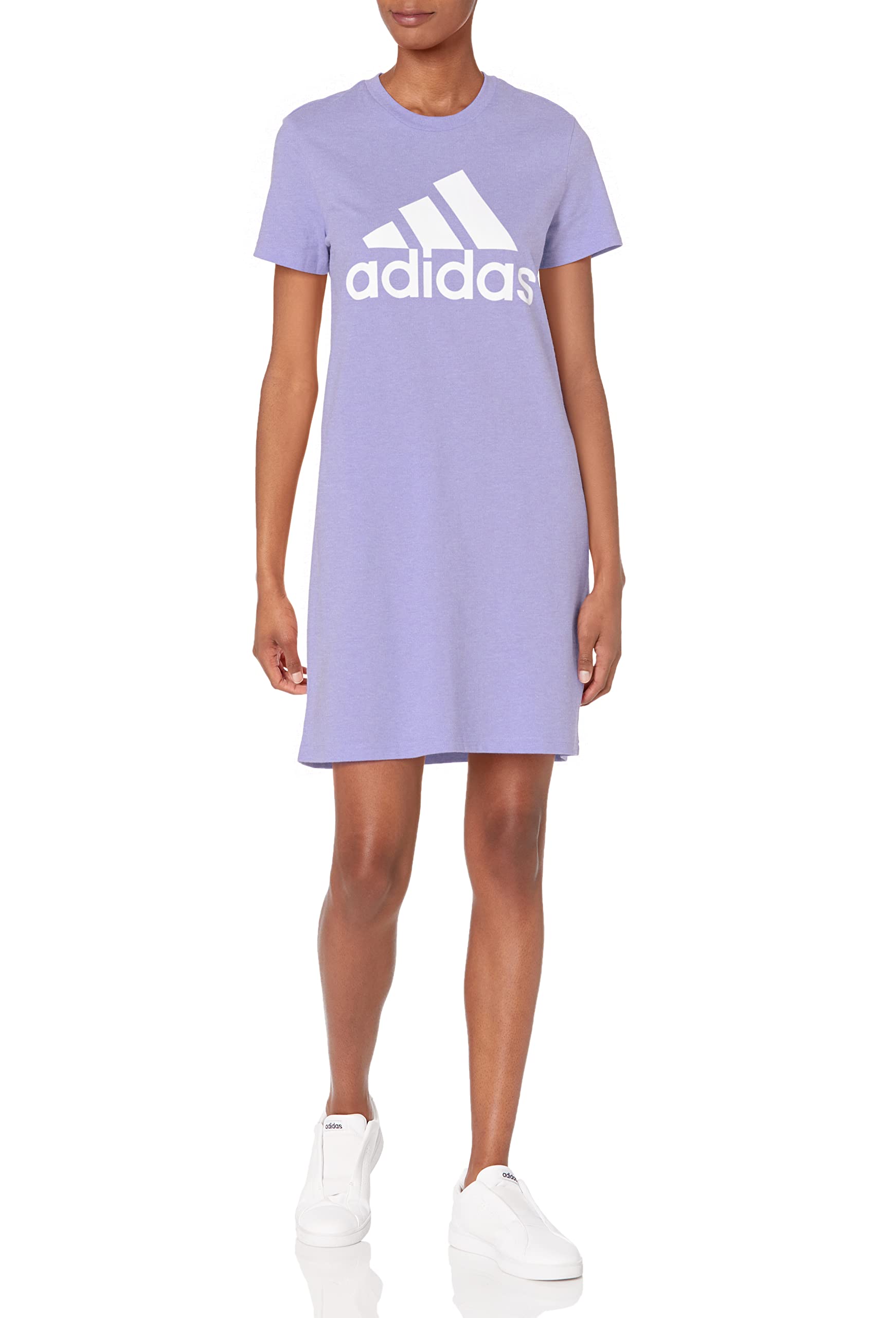 adidas Women's Essentials Logo Dress - Comfortable Casual & Athletic Wear for Gym, Running, Yoga and Everyday Outfits
