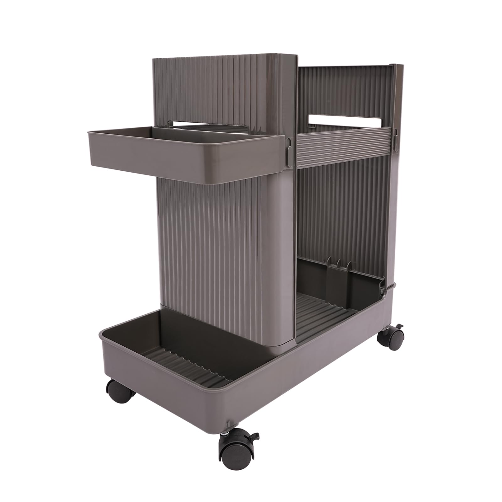 Multifunctional Home Gym Storage Rack with Wheels - ABS Workout Equipment Organizer for Yoga Mats, Dumbbells & Gym Accessories - Perfect for Small Spaces & Home Workout Organization