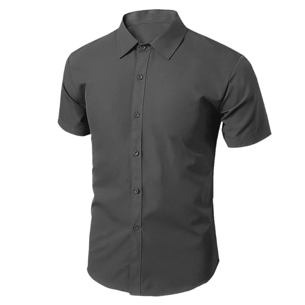 Premium Slim Fit Non-Iron Long Sleeve Dress Shirt for Men - Business, Social & Casual Wear | Wrinkle-Free Office Shirt, Party & Formal Occasions