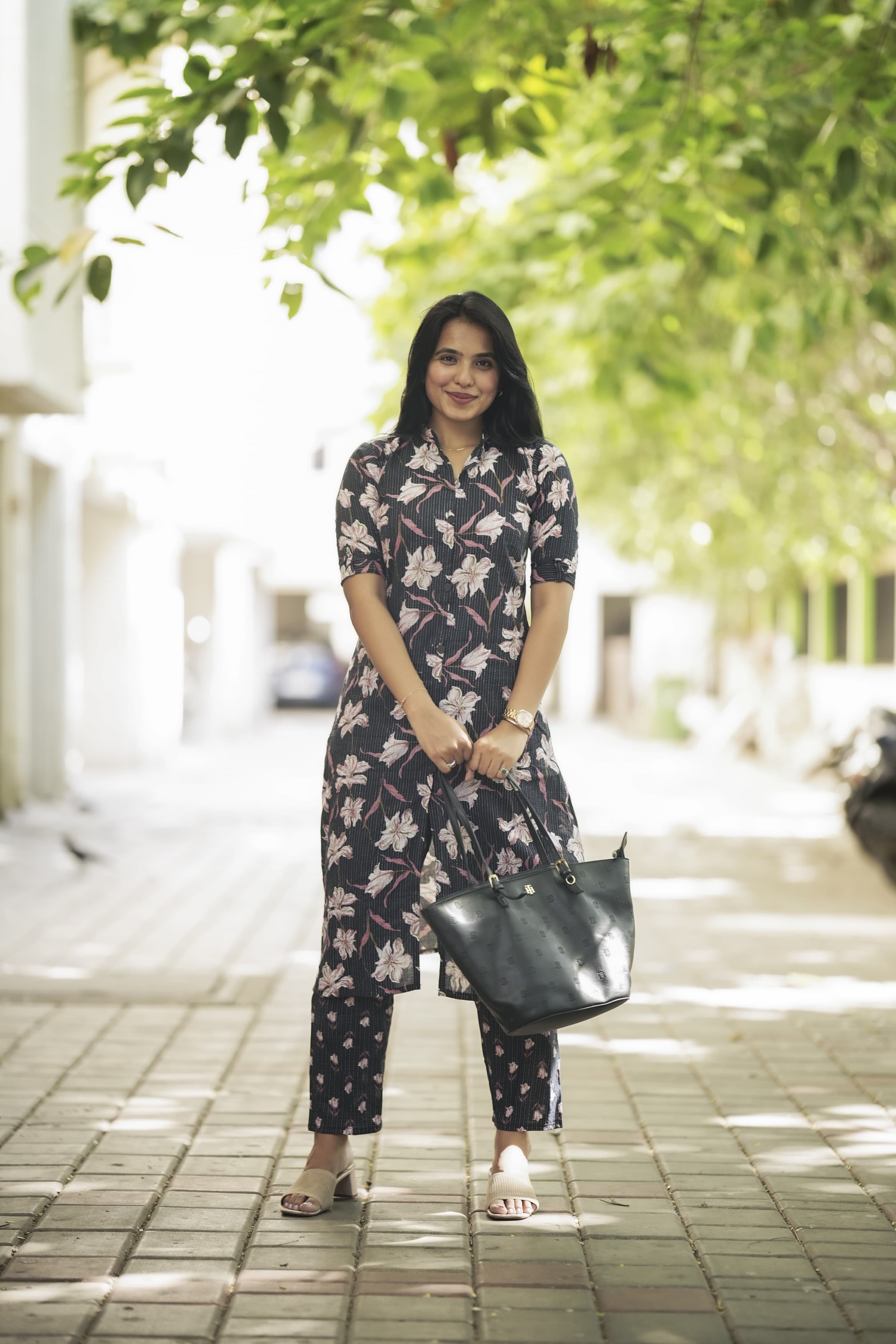 DD671 Mahima Pure Cotton Kurti for Women - Comfortable & Stylish Indian Ethnic Wear for Casual Outings, Festivals & Daily Wear