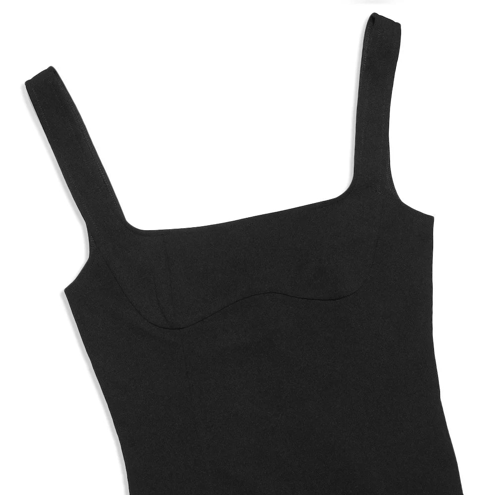 Elegant Black Sexy Mini Dress for Women - Spaghetti Strap Backless Bodycon Sundress for Club, Party & Summer Outfits | Perfect for Night Out, Beach Vacation & Date Night