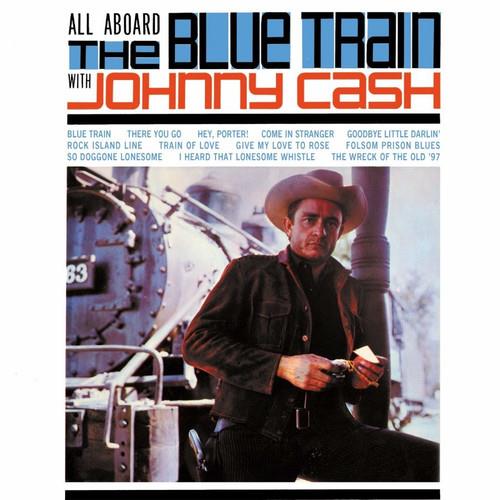 Johnny Cash - All Aboard The Blue Train Vinyl LP Record | Classic Country Music Collector's Edition | Perfect for Home Listening & Music Enthusiasts