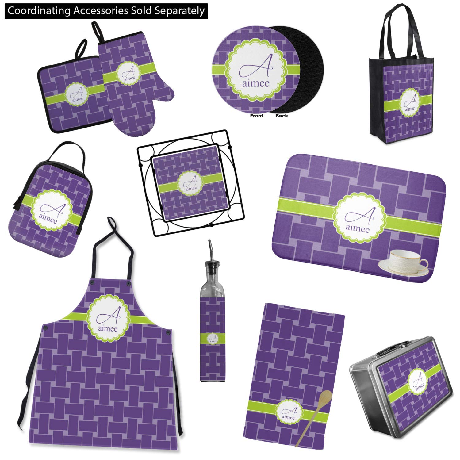 Custom Personalized Waffle Weave Neoprene Oven Mitt with Name & Initial - Heat Resistant Kitchen Glove for Baking, Grilling, Cooking - Perfect Gift for Chefs & Home Cooks
