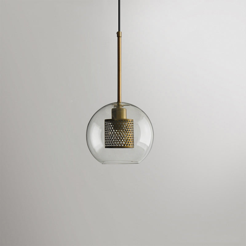 Chiswick Glass Pendant Light - Modern Hanging Ceiling Lamp for Kitchen Island, Dining Room & Bedroom Lighting