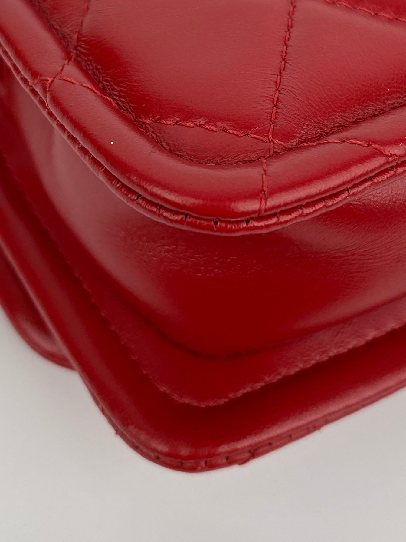 Chanel Small Red Flap Bag - Classic Quilted Leather Crossbody Purse for Women | Perfect for Date Night, Parties & Special Occasions