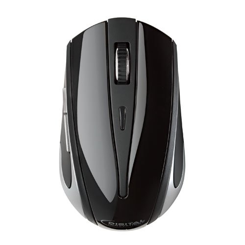 Digital Innovations Easyglide 5-Button Wireless Mouse (4230700) - Ergonomic Bluetooth Mouse for Laptop, PC, Mac - Black - Perfect for Office, Gaming & Travel