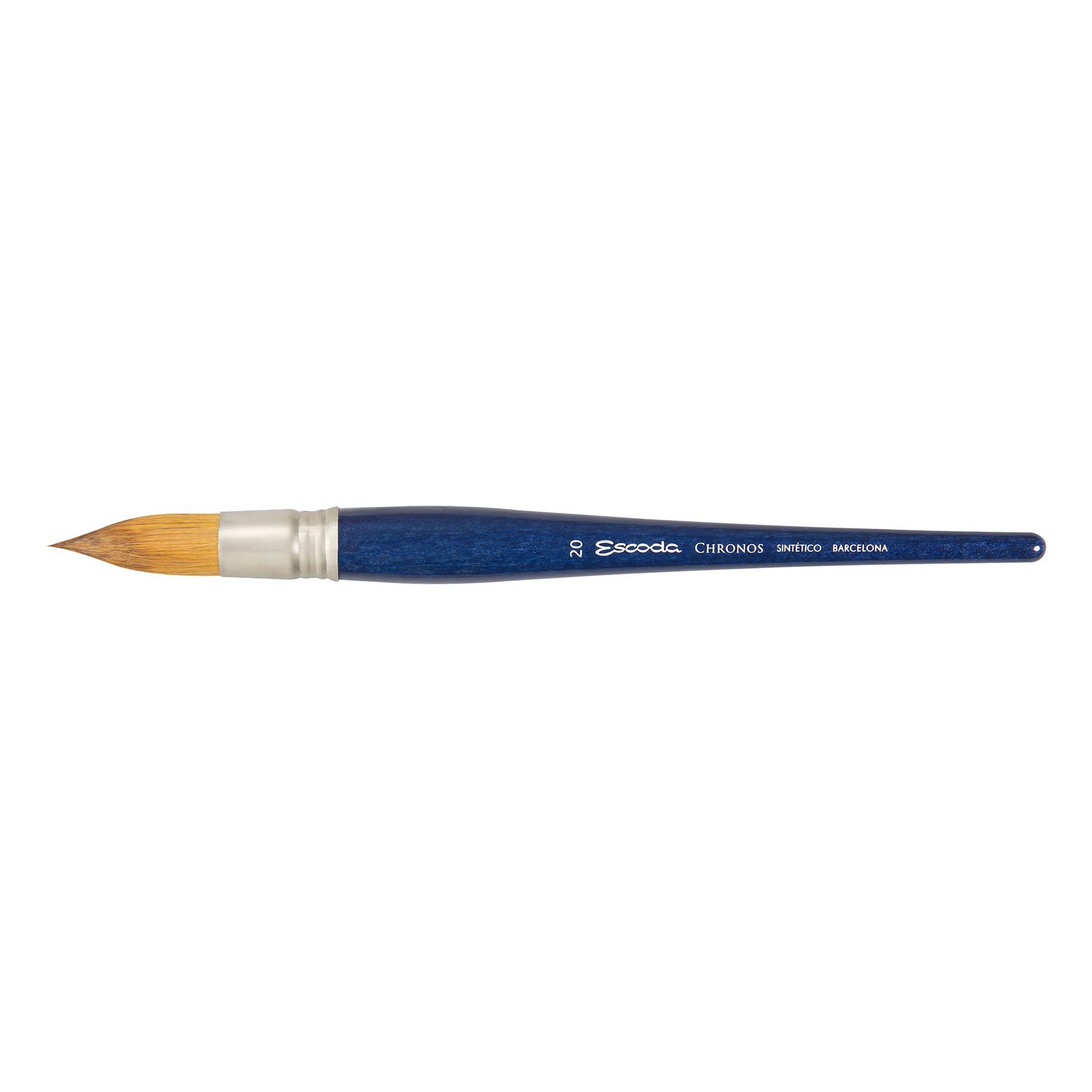 Escoda Chronos Series 1355 Artist Brush - Synthetic Toray Fiber & Red Sable Blend Mop Brush Size 20 for Watercolor & Acrylic Painting - Perfect for Professional Artists & Detailed Watercolor Techniques