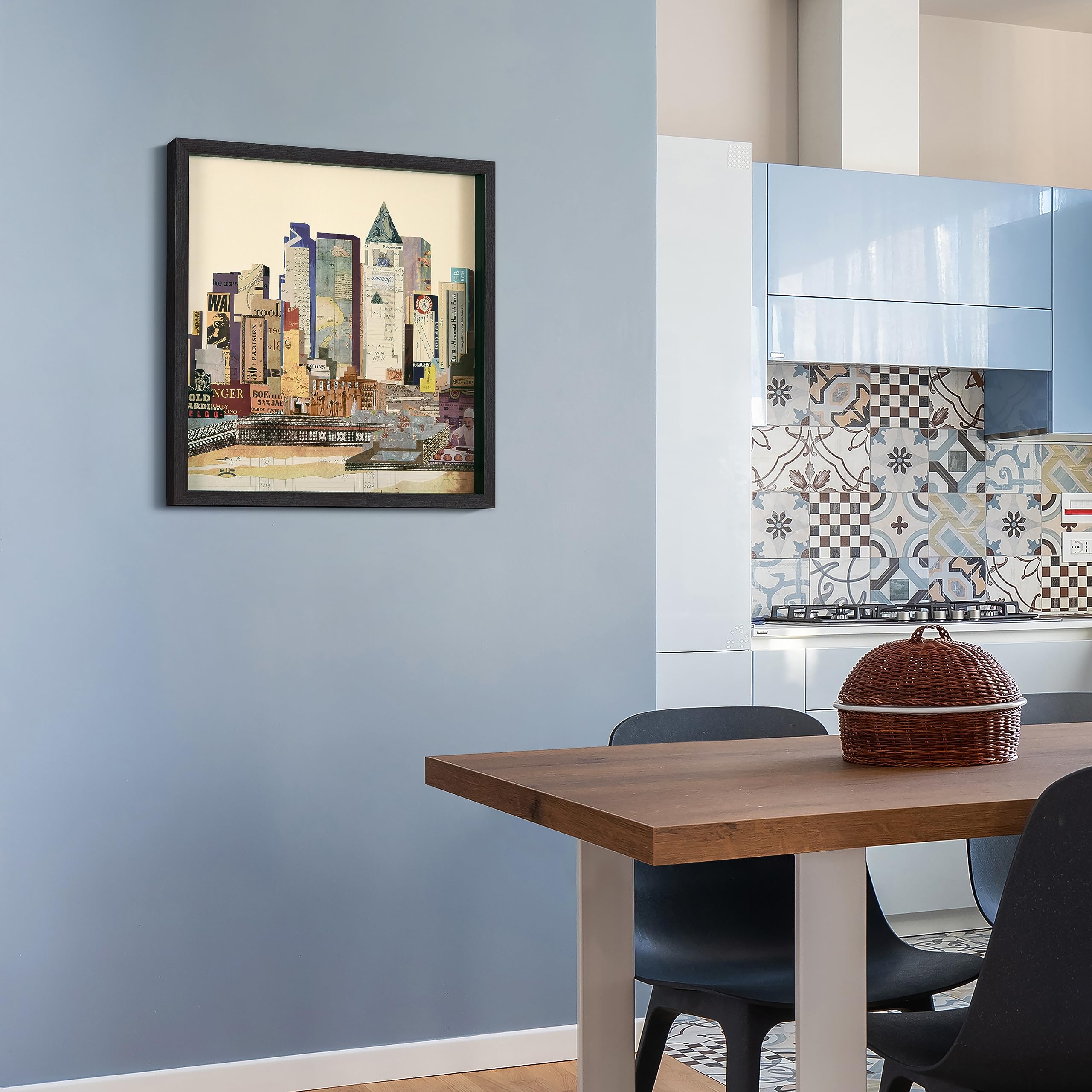 Empire Art Direct Dimensional Collage Framed Wall Art - New York City Skyline by Alex Zeng - 25