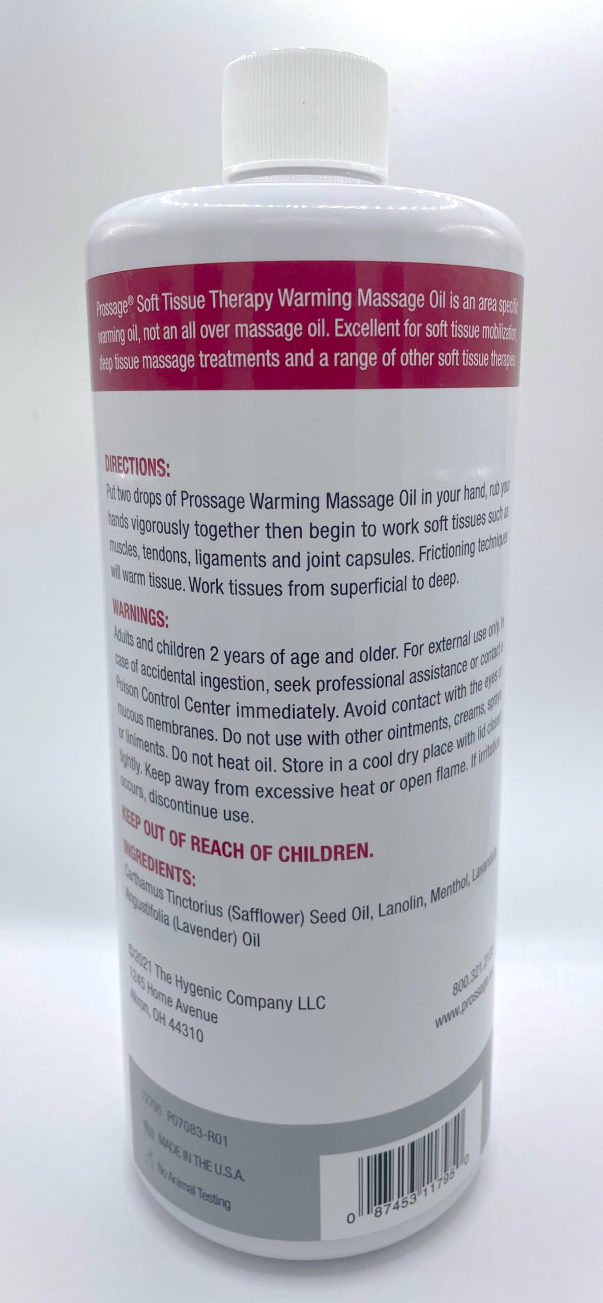 Therapeutic Heat Warming Massage Oil for Deep Tissue & Aromatherapy - 32oz Topical Pain Relief - Perfect for Spa, Home Massage & Muscle Relaxation