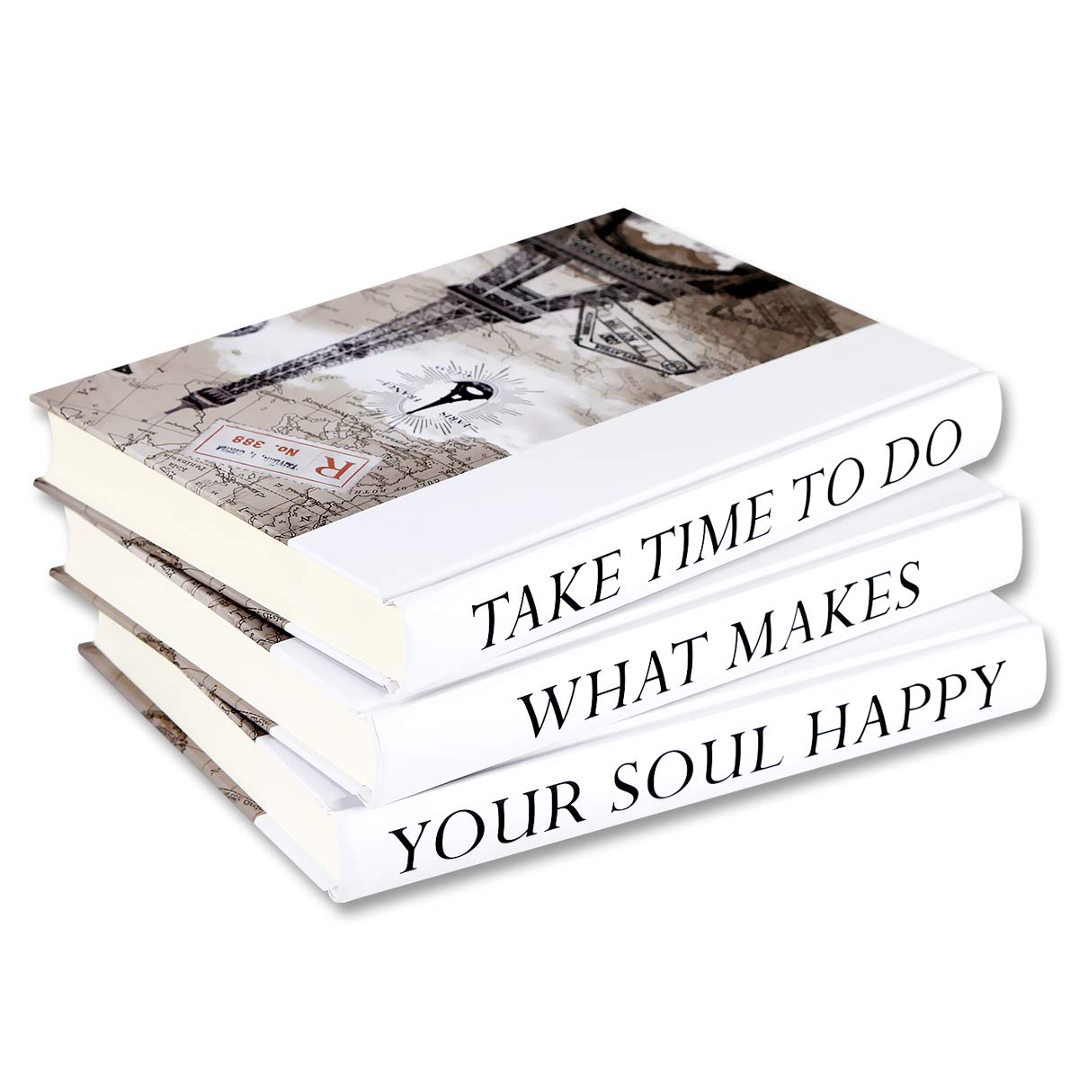 Exood 3-Piece Fashion Design Book Set - Hardcover Decorative Books for Home Decor | Coffee Table Display Books, Bookshelf Decorations - Perfect for Living Room, Office & Interior Design Styling